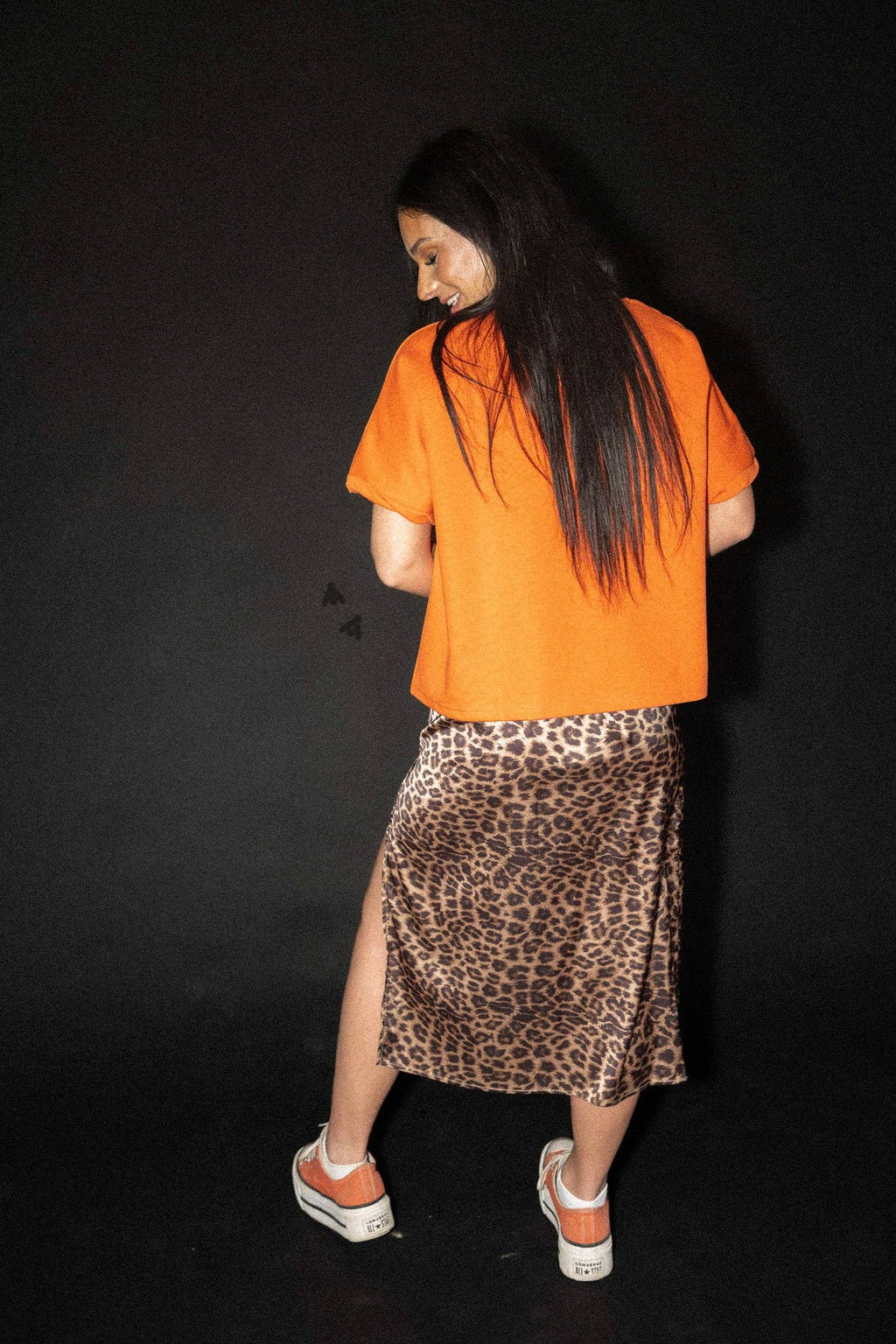 Leopard skirt
