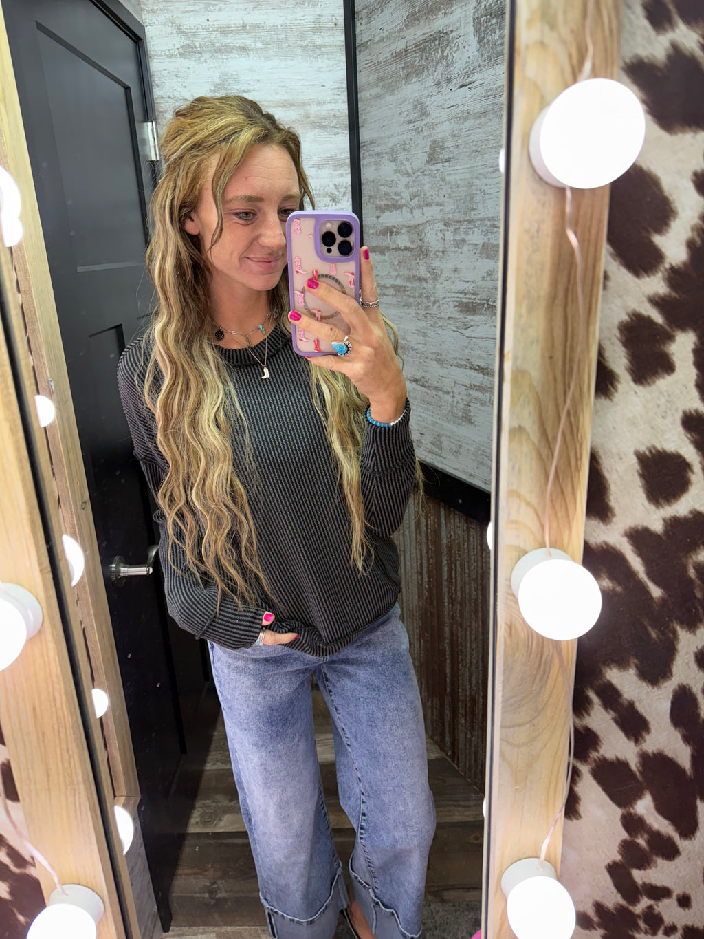 Corded Rib Sweater