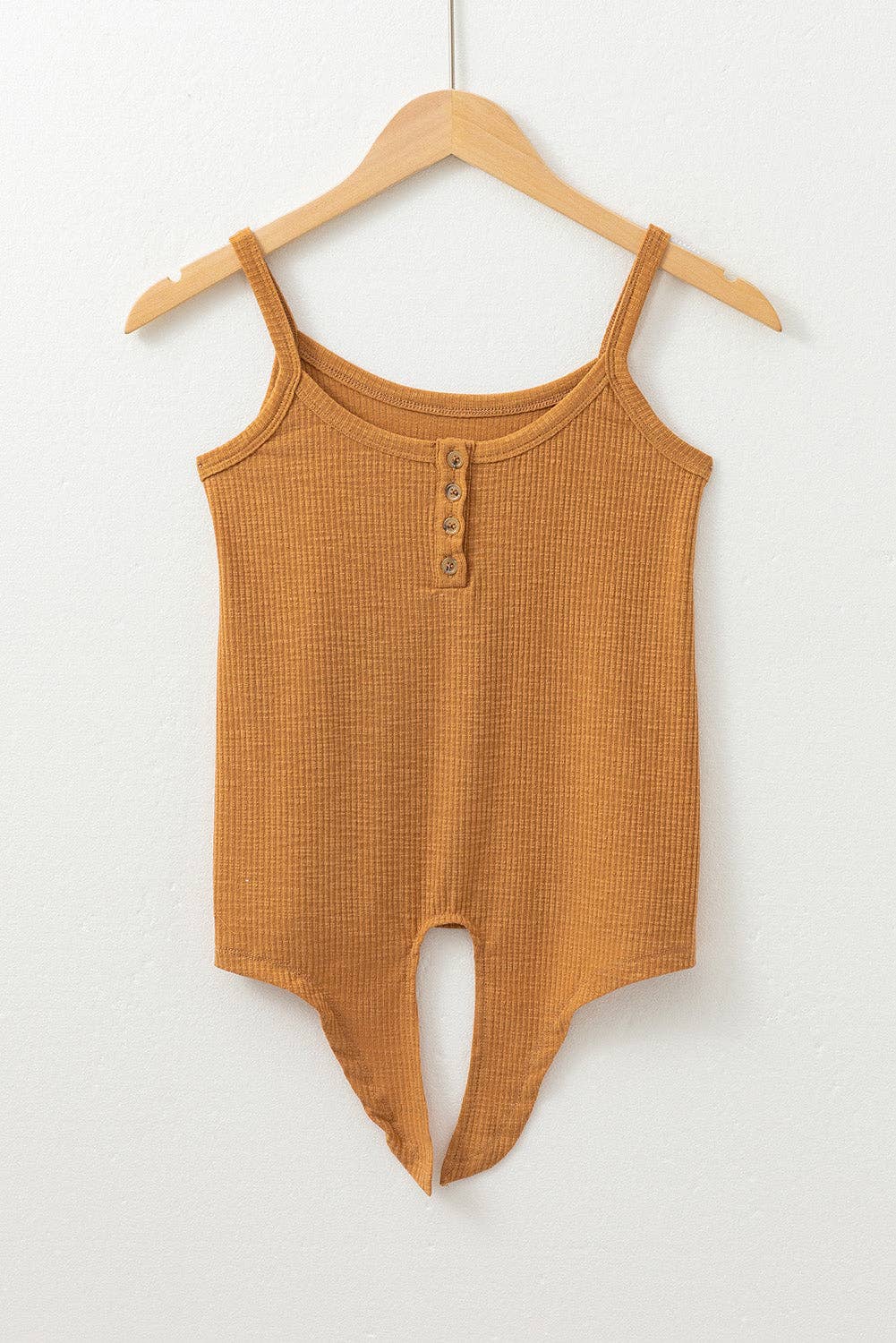 Ribbed Tie Knot Tank
