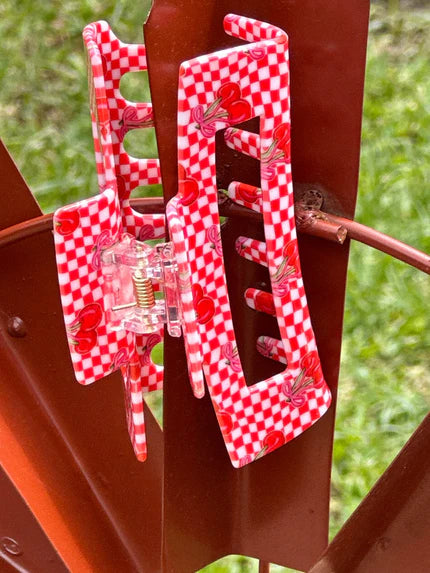 Cherry Claw Clip