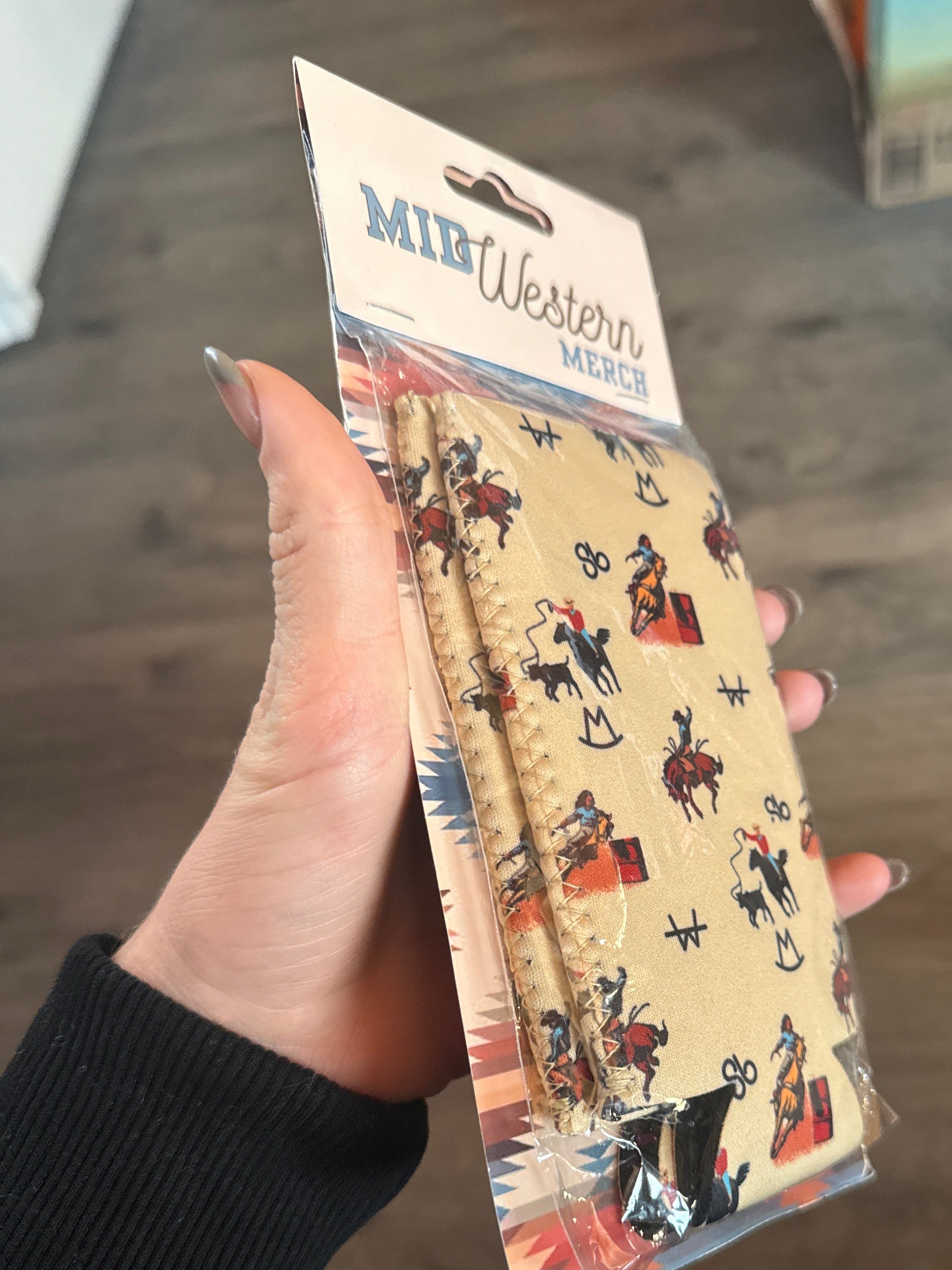 Vintage Cowboy Tall Coozie 2-Pack