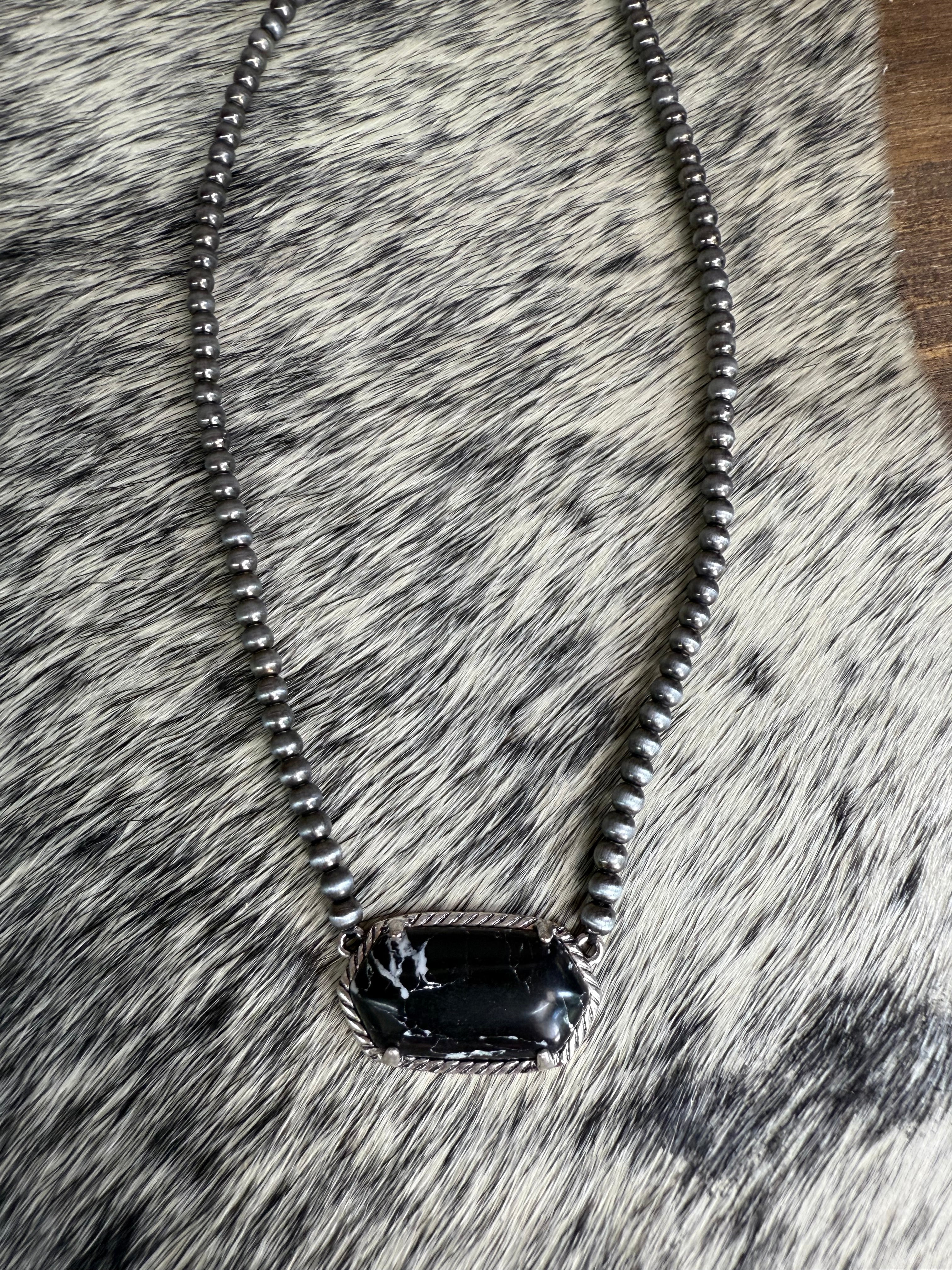 Navajo Pearl and Turquoise Neclace