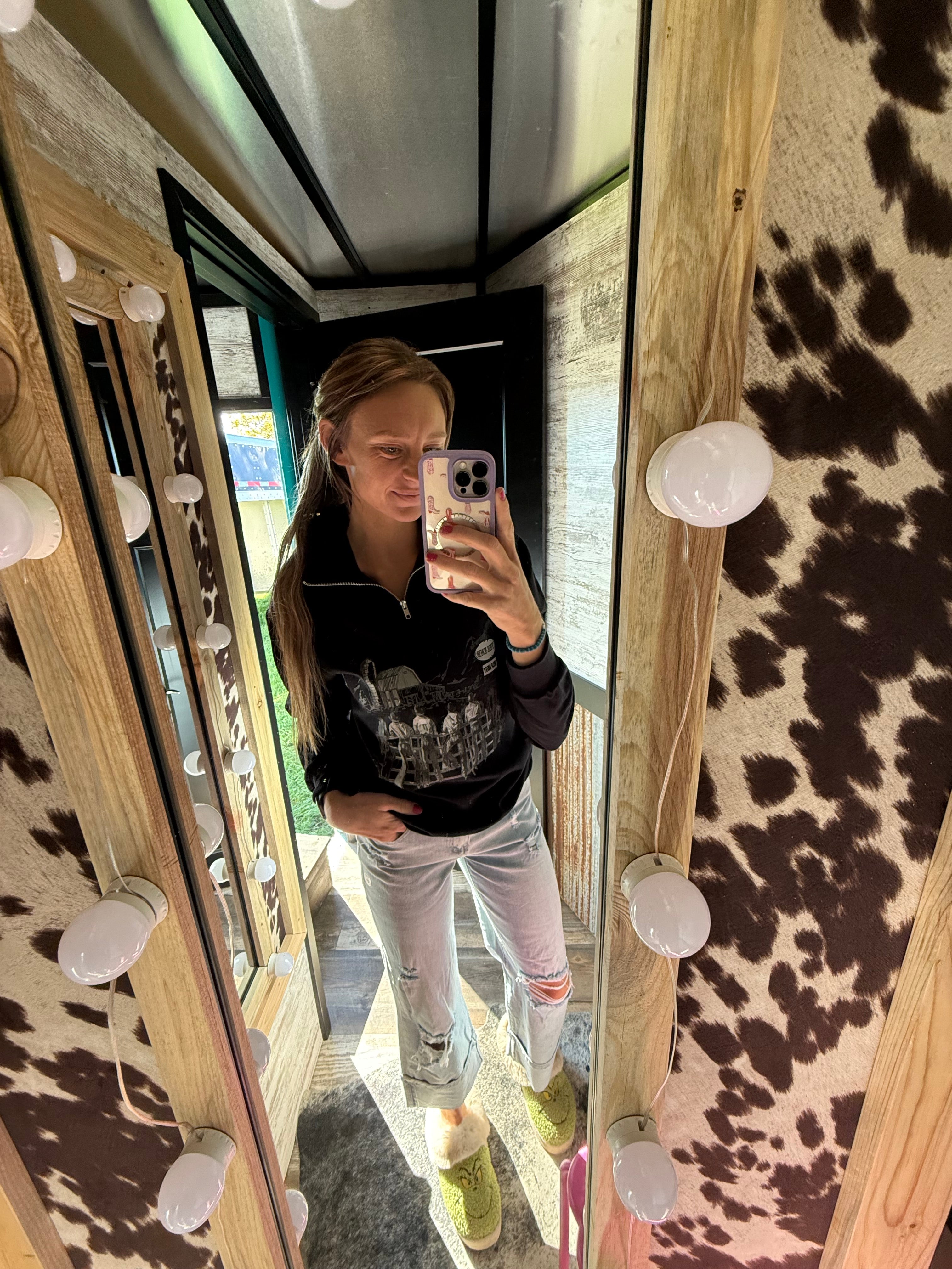 The Cowboy Scene Quarter Zip