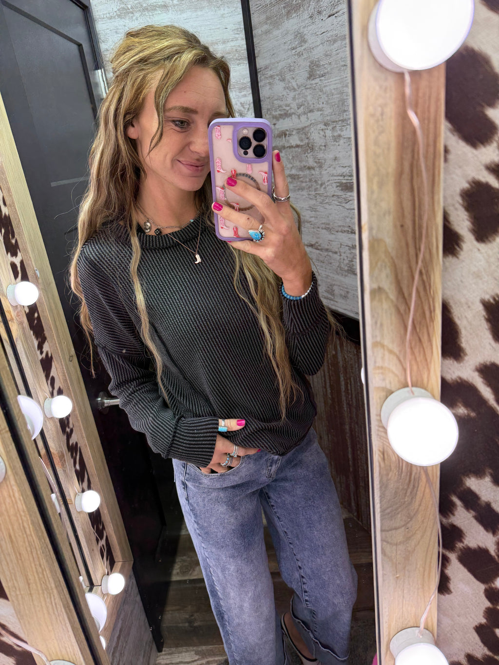 Corded Rib Sweater