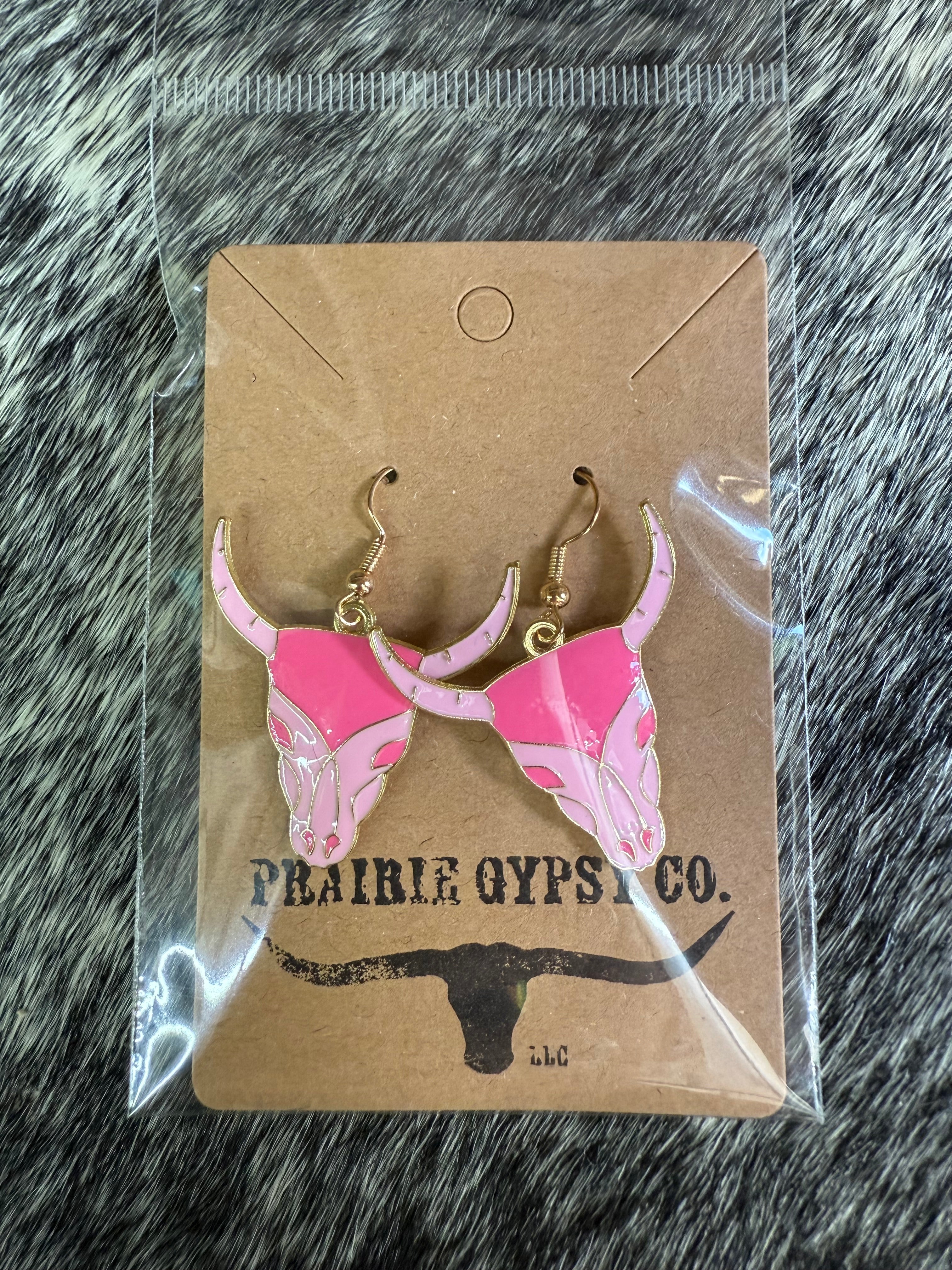 Enamel Cowgirl Earrings