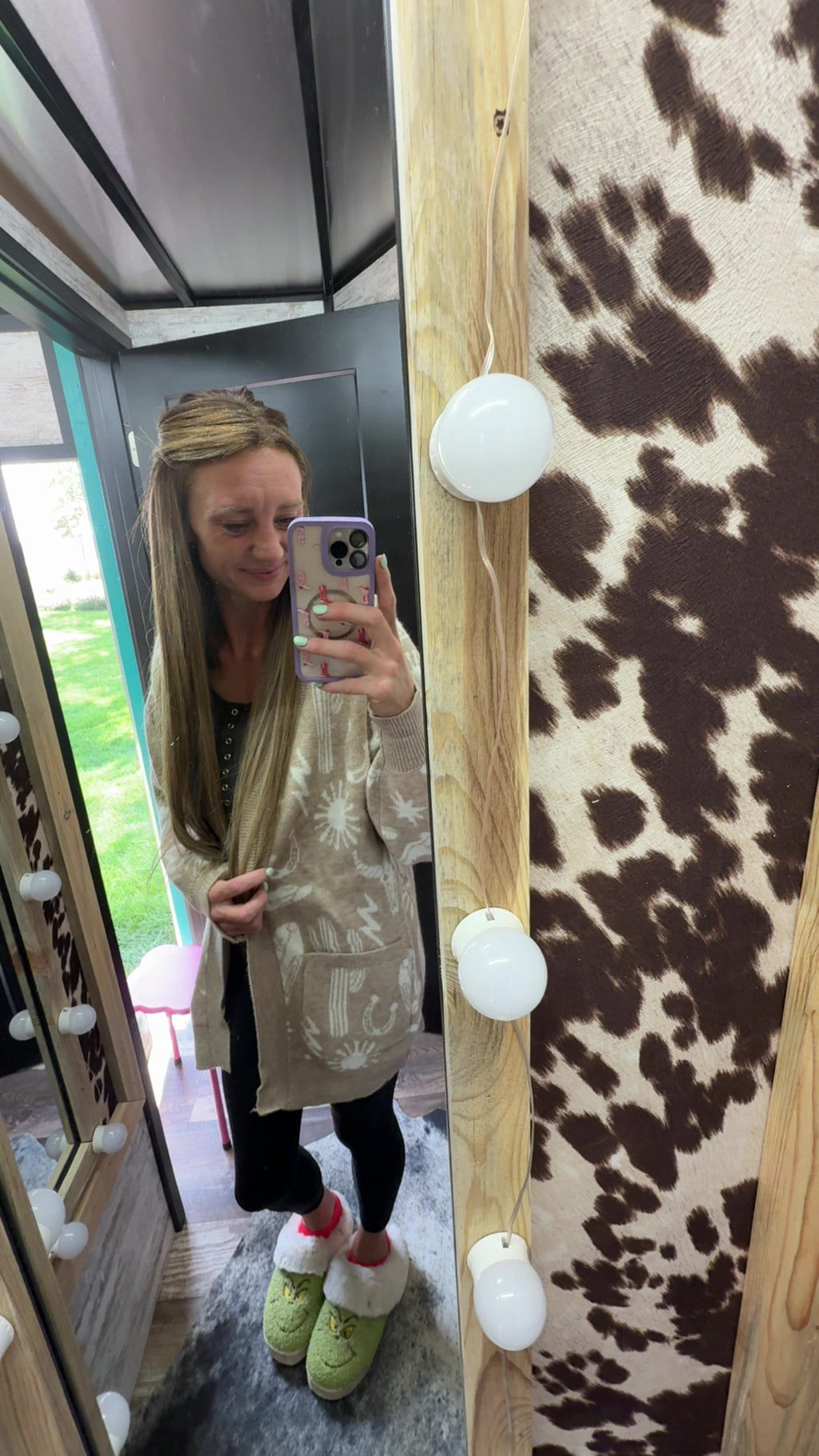 Oversized Western Cardigan