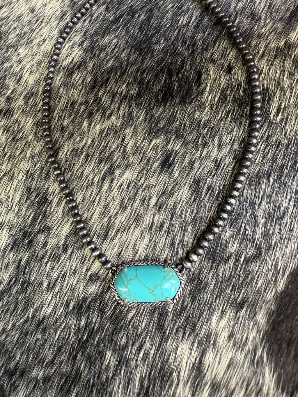 Navajo Pearl and Turquoise Neclace