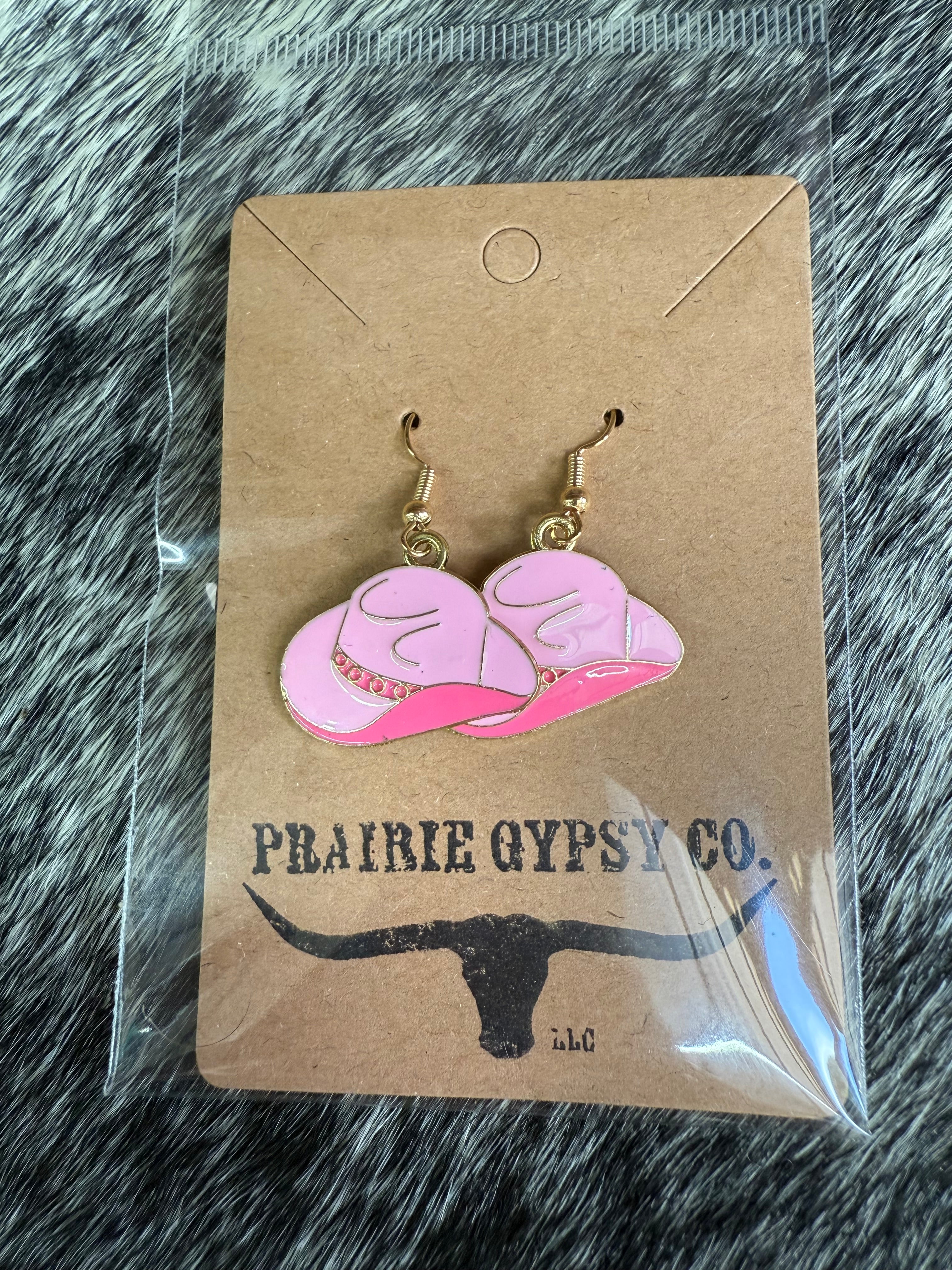 Enamel Cowgirl Earrings