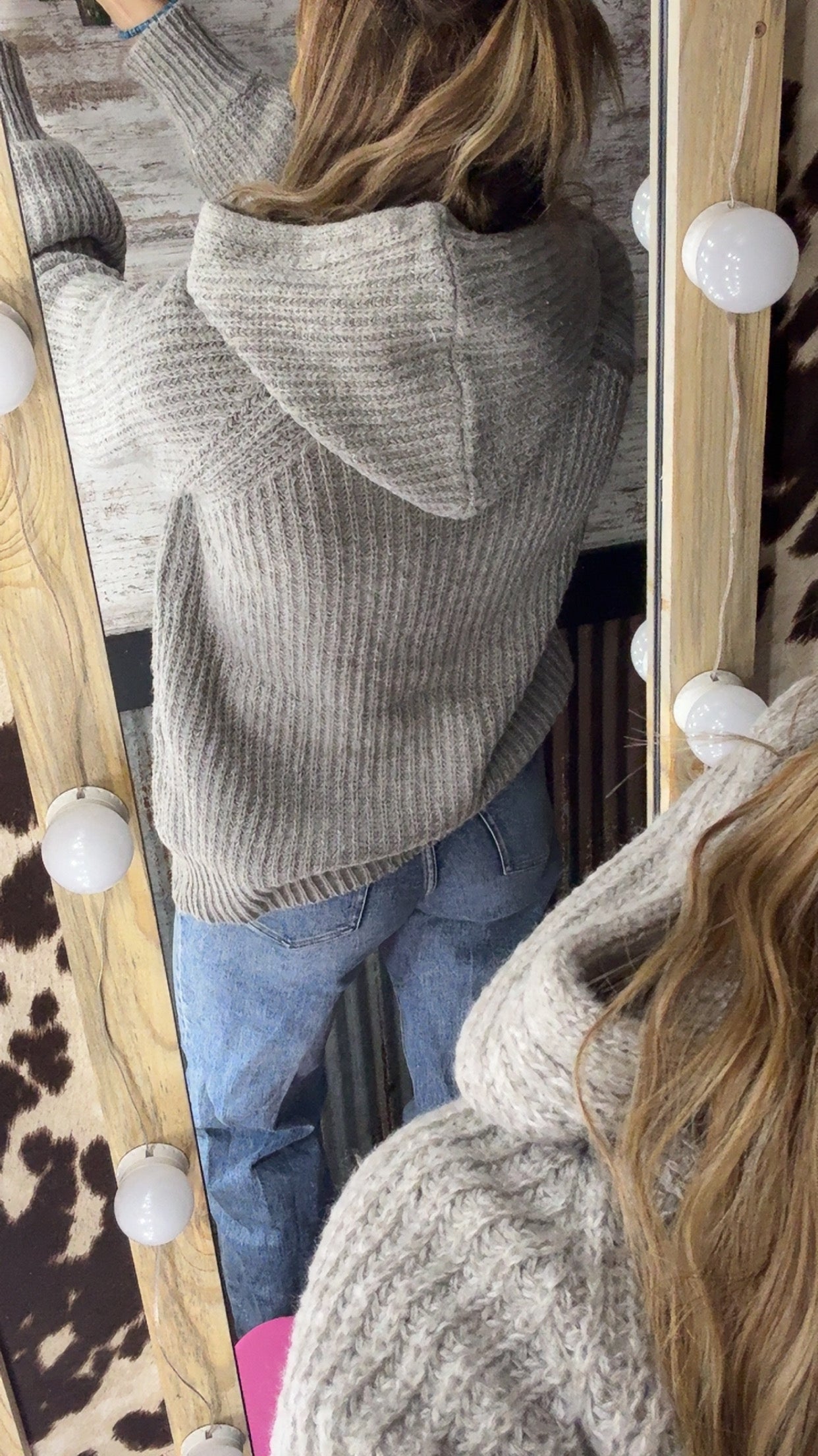 Oversized Hoodie Sweater Top