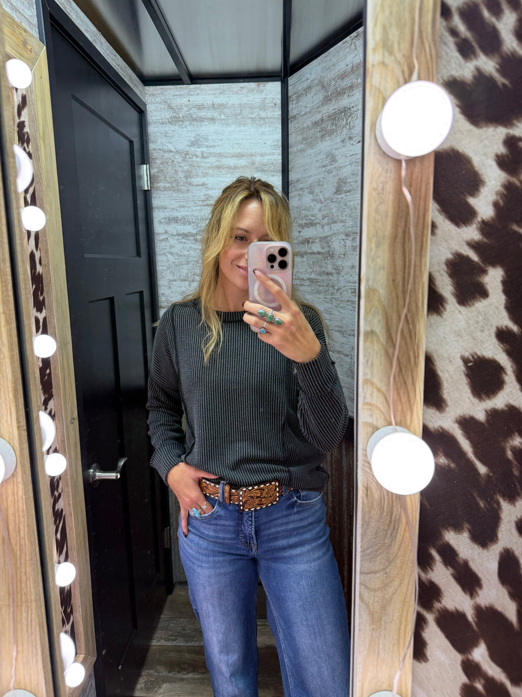 Corded Rib Sweater