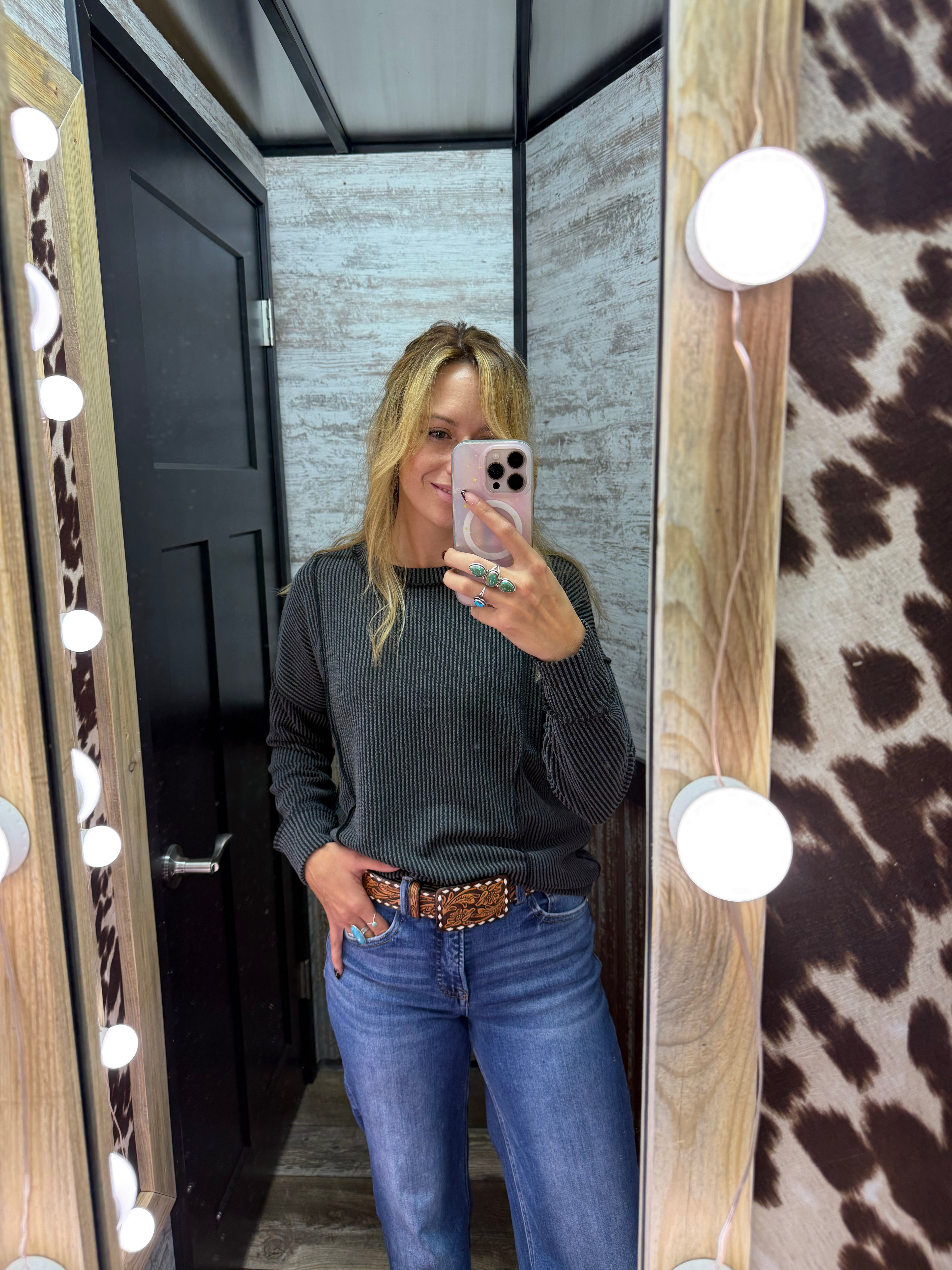Corded Rib Sweater