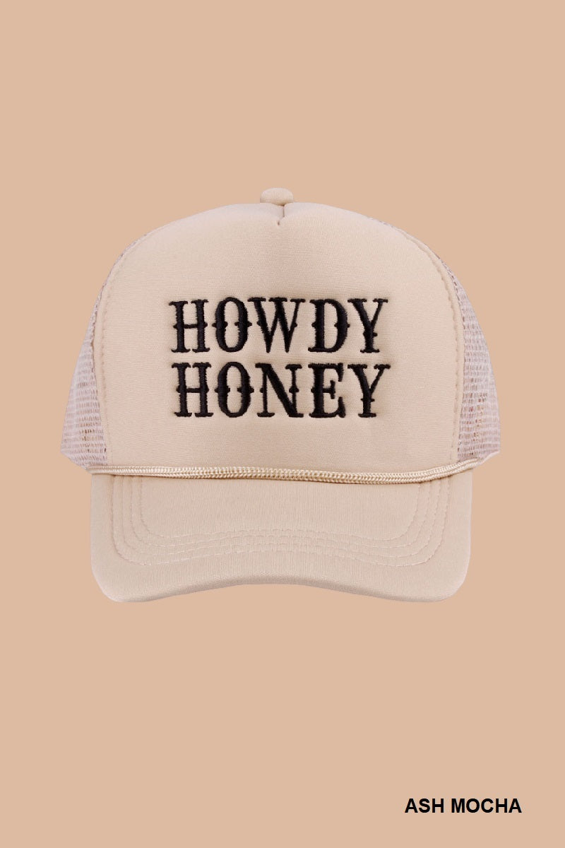 Howdy Honey Mesh Trucker Cap