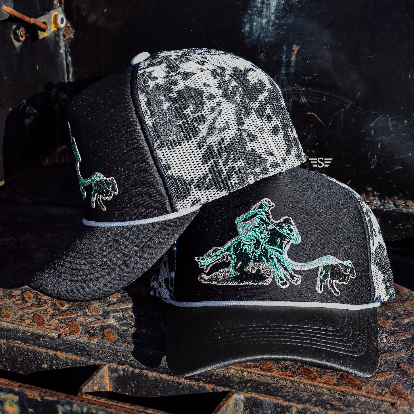 Breakaway Roper Printed Mesh Trucker Cap