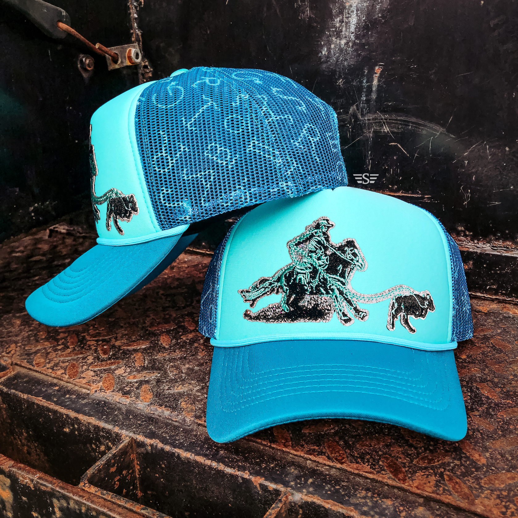 Breakaway Roper Printed Mesh Trucker Cap